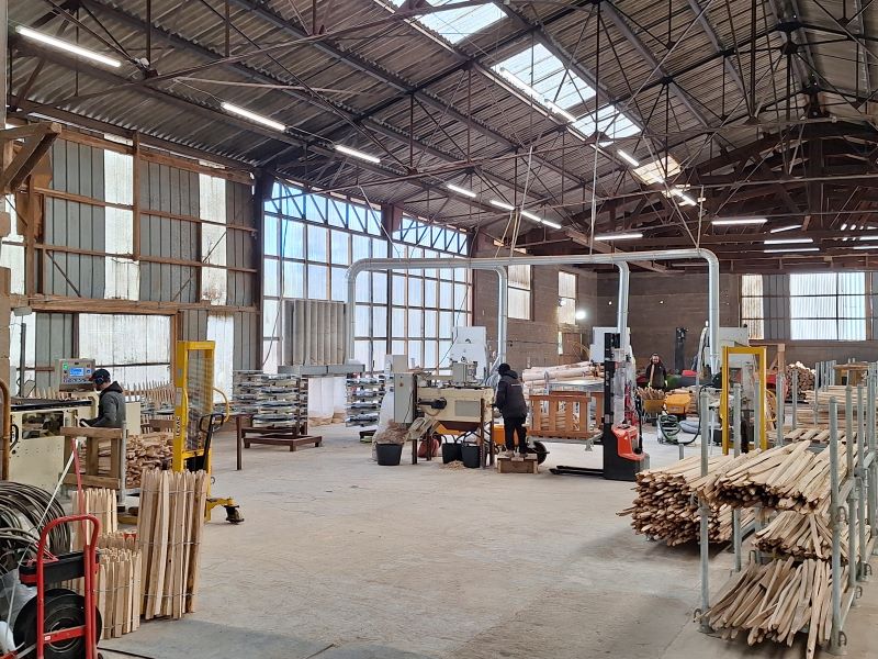 production scierie, fabrication ganivelles